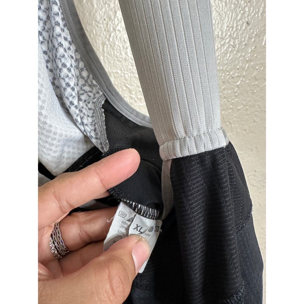 Pinarello Cycling Bib Shorts Black/White Mens XL - Picture 5 of 10